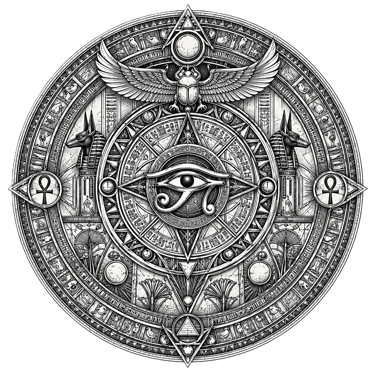 Frame Egyptian
